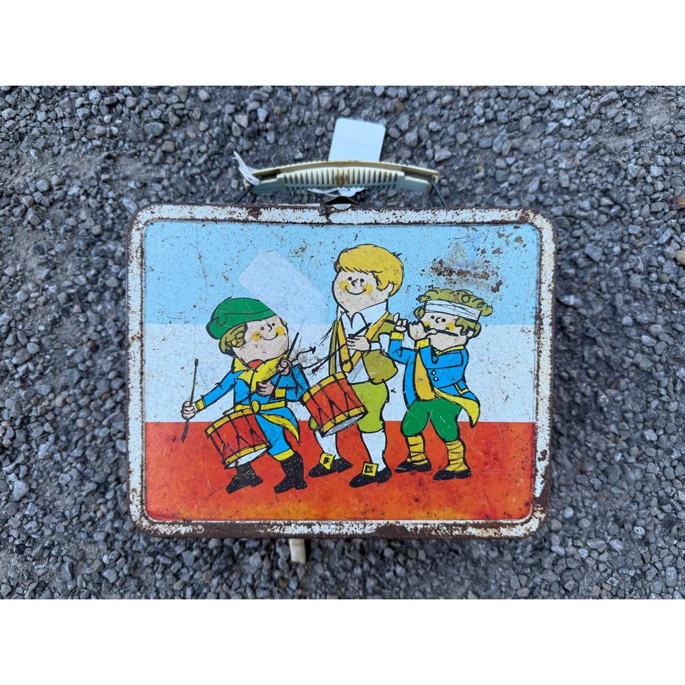 Ohio Art Metal Lunchbox Vintage 1960s Drummer Boys‎ Americana
